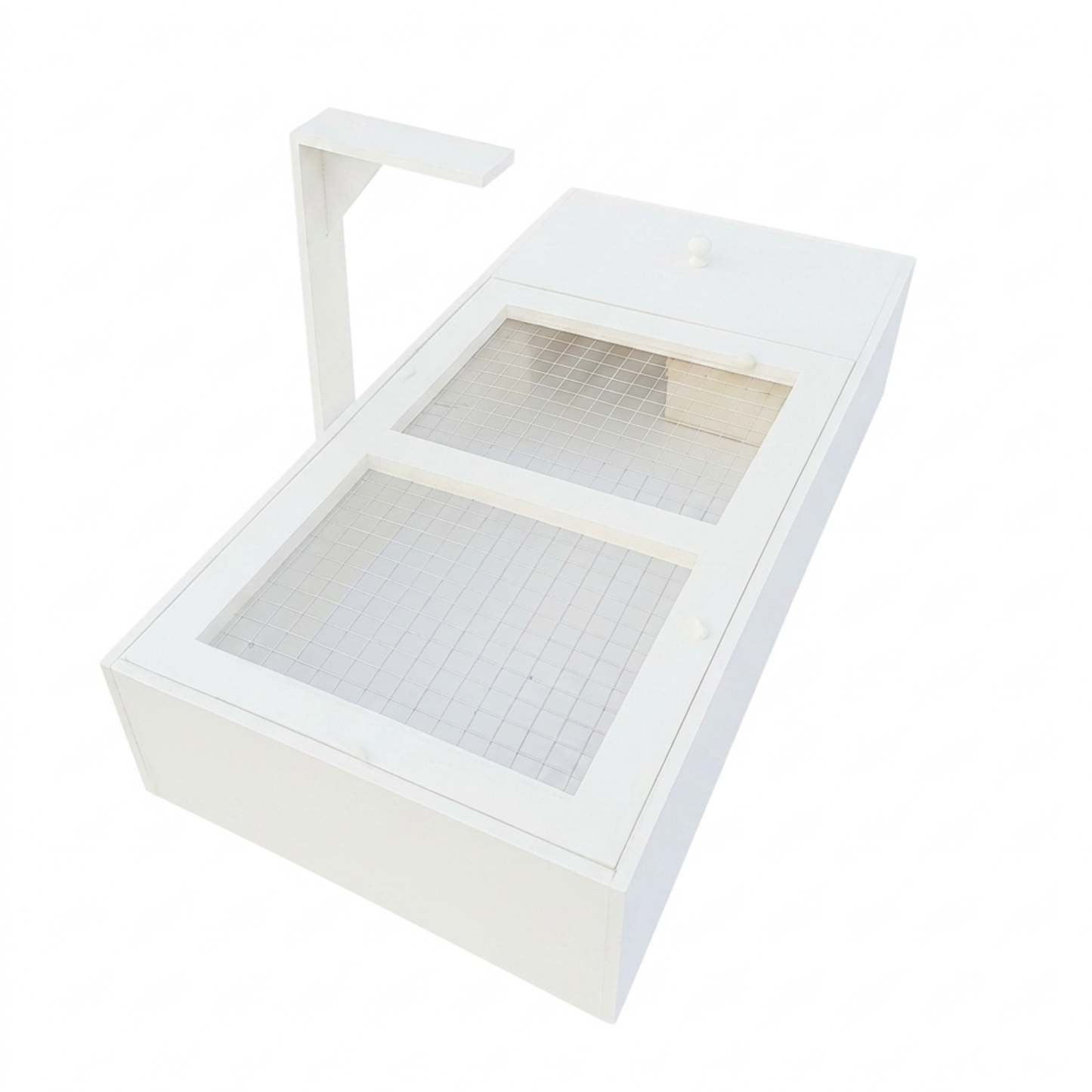 XXL 25cm High Tortoise Table with Mesh Lid | Handmade in UK