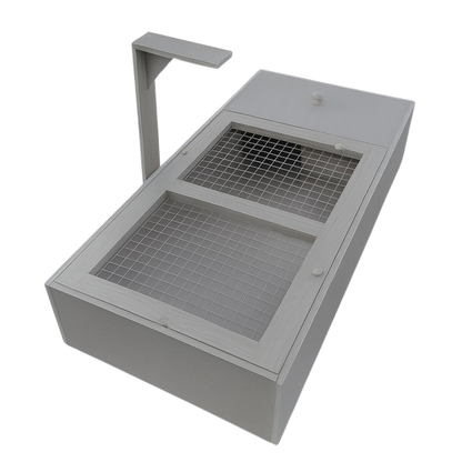 XXL 25cm High Tortoise Table with Mesh Lid | Handmade in UK