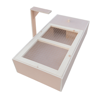 XXL 25cm High Tortoise Table with Mesh Lid | Handmade in UK