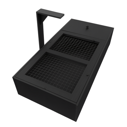 XXL 25cm High Tortoise Table with Mesh Lid | Handmade in UK