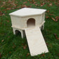 Guinea Pig House Two Tier with Ramp.