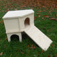 Guinea Pig House Two Tier with Ramp.