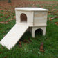Guinea Pig House Two Tier with Ramp.