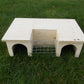 Guinea Pig House with Hay Rack BY WOODEN WORLD.