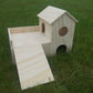 Guinea Pig House Two Tier with Ramp.