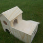 Guinea Pig House Two Tier with Ramp.